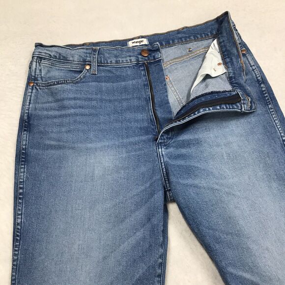 WRANGLER 626 Jeans Women 33x30 Westward High Rise Boot Light Wash Denim Blue - Picture 4 of 16